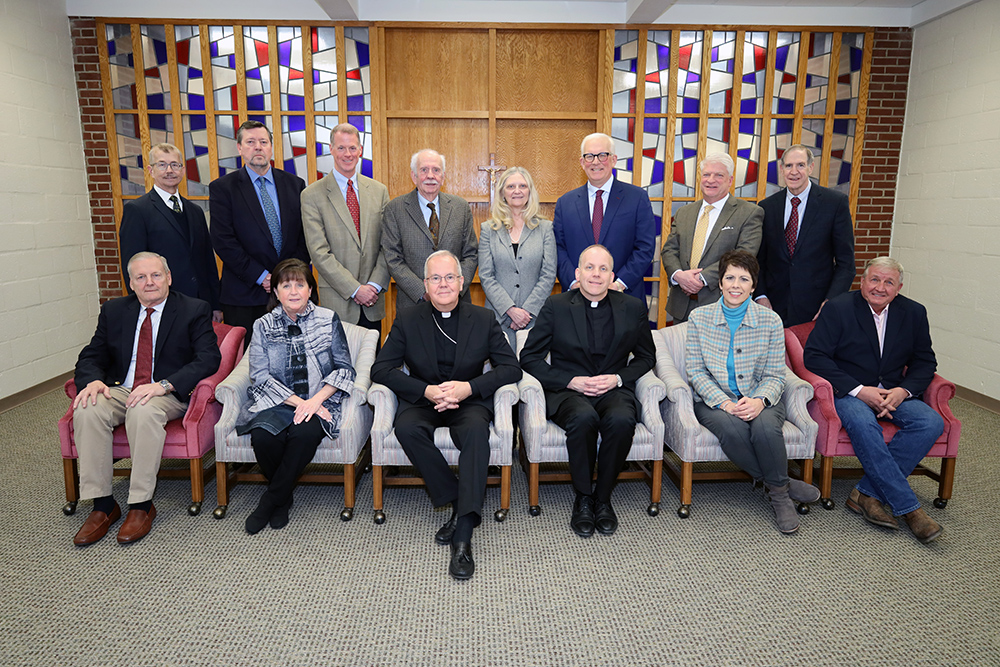 The first members of the Board of Directors of the Catholic Foundation for the Diocese of Scranton
